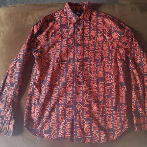 Stussy International Locations All-Over Print Button-Up Shirt